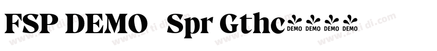 FSP DEMO   Spr Gthc字体转换